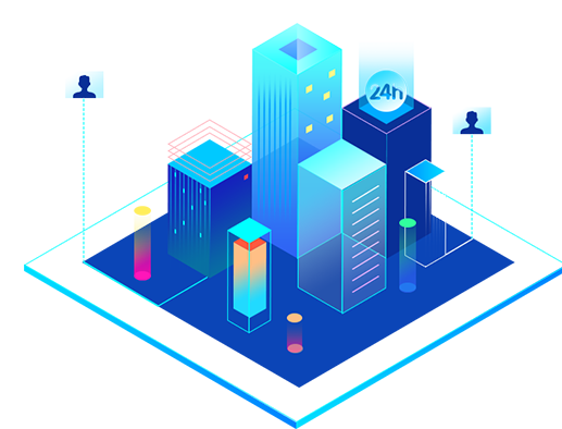 7X24小时多渠道服务支持